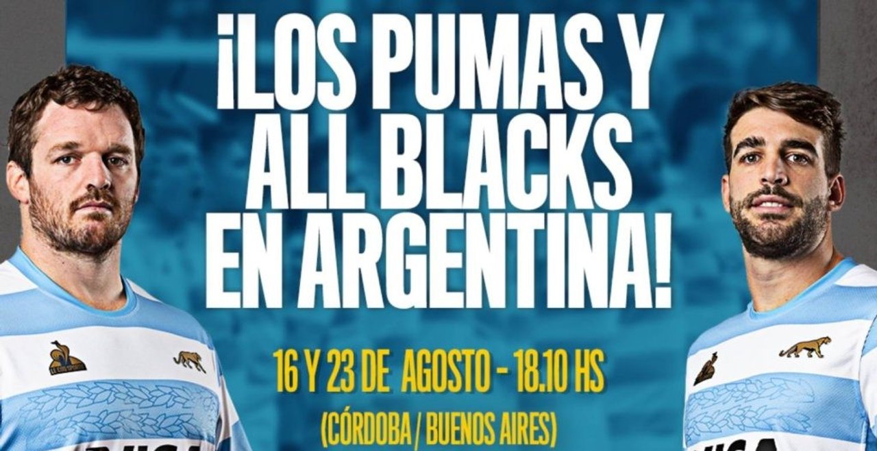 Continúa la preventa de entradas para ver a Los Pumas frente a los All Blacks en el Kempes thumbnail