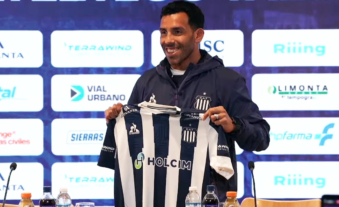 Tevez fue presentado en Talleres: Estoy feliz porque estoy como en mi casa thumbnail