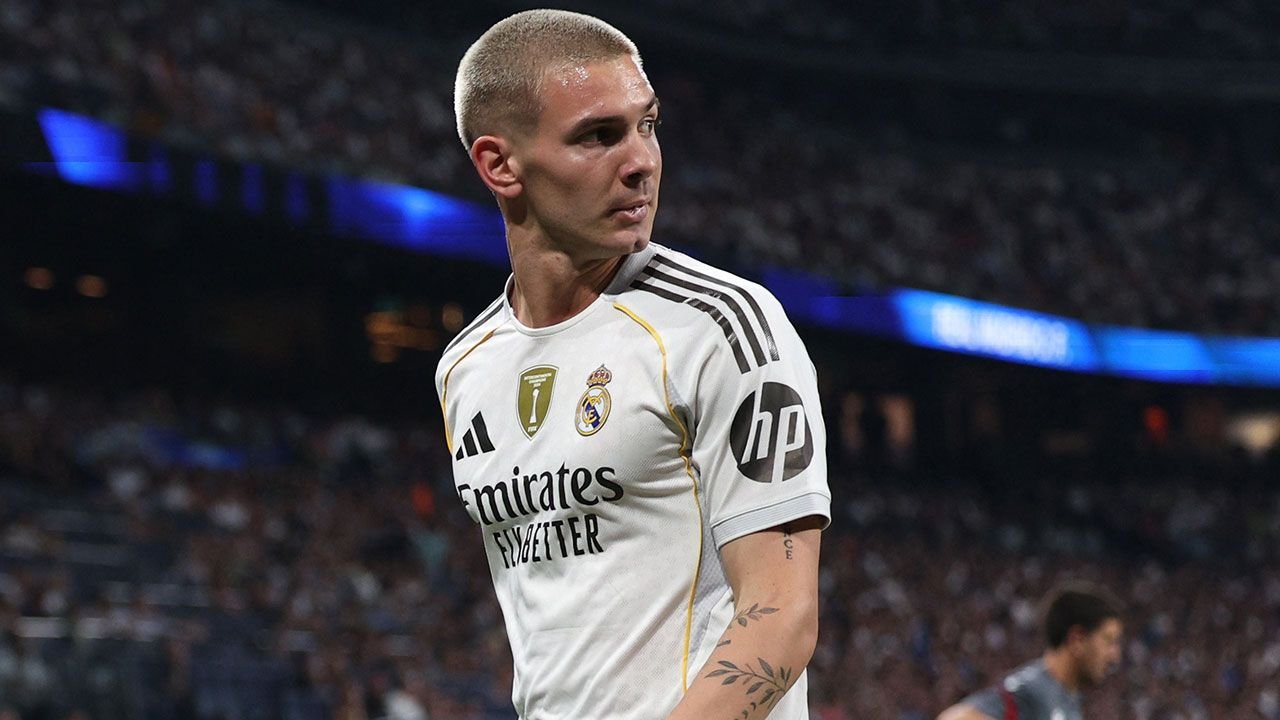Mastantuono vio acción en el triunfo del Real Madrid ante Juventus por Champions thumbnail