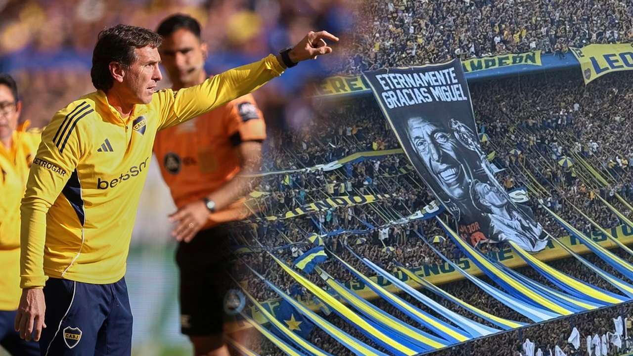 Festeja desde arriba: Úbeda dedicó la victoria a Miguel Ángel Russo thumbnail