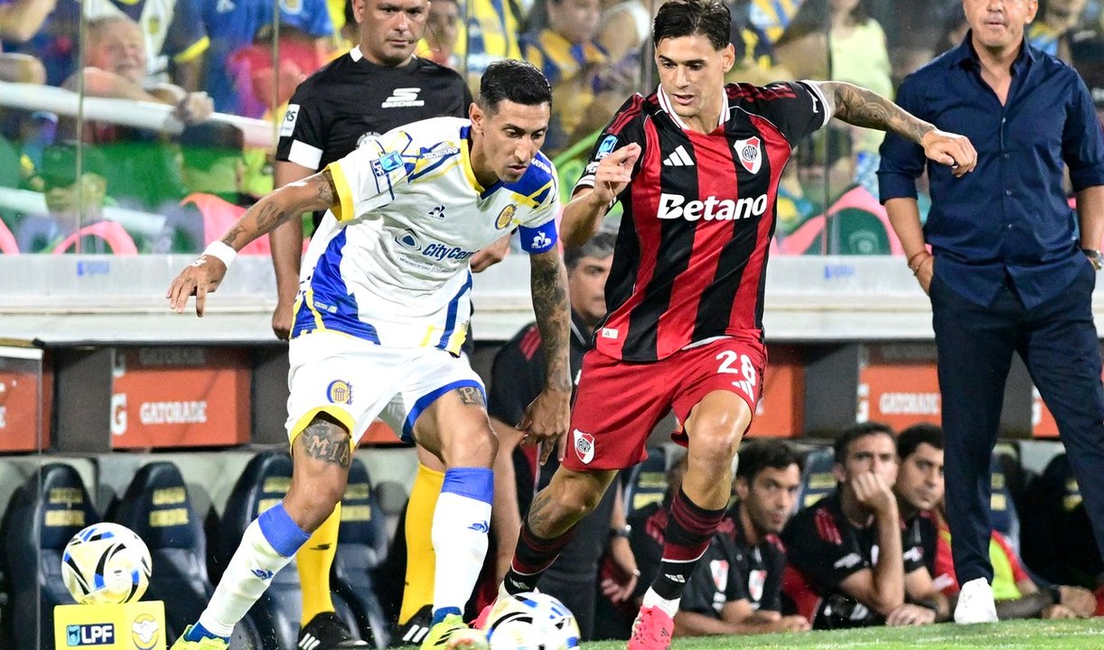 Duelo de gigantes en Arroyito: River y Central no se sacaron ventajas en un final con polémica thumbnail