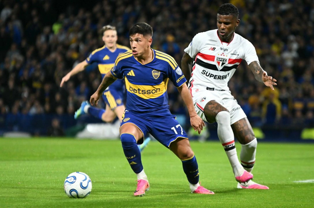 Boca define su pase a las semifinales de la Copa Sudamericana ante San Pablo en Brasil thumbnail