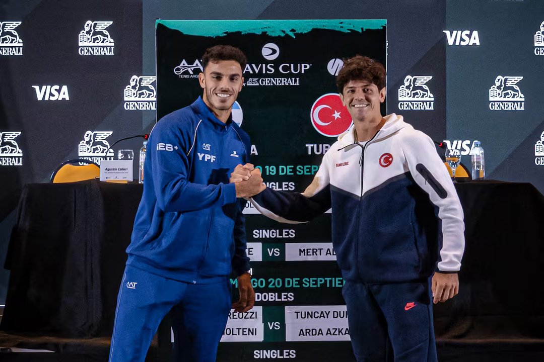 Argentina recibe a Turquía en la Copa Davis con el objetivo de sellar su victoria número 100 thumbnail