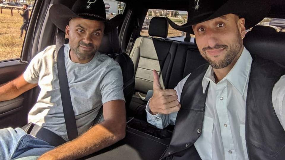Manu Ginóbili se vistió de vaquero y fue furor en las redes