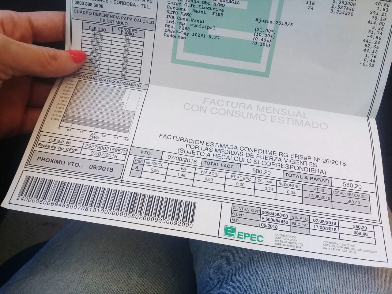 Epec debe cumplir con la facturación cada 30 días