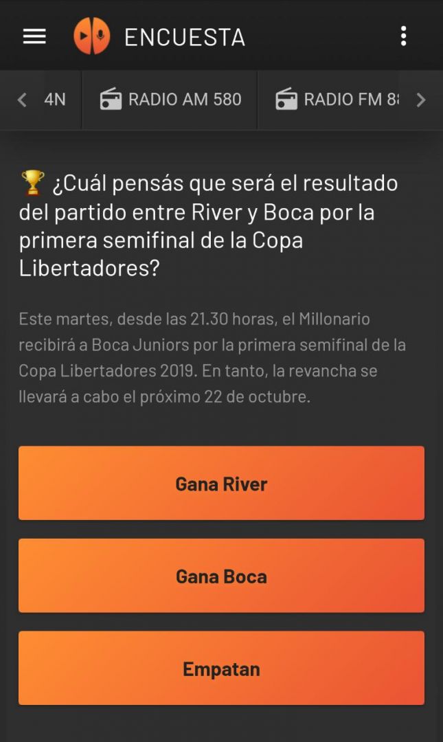 Encuesta: ¿Cuál será el resultado de la primera semifinal de la Libertadores?