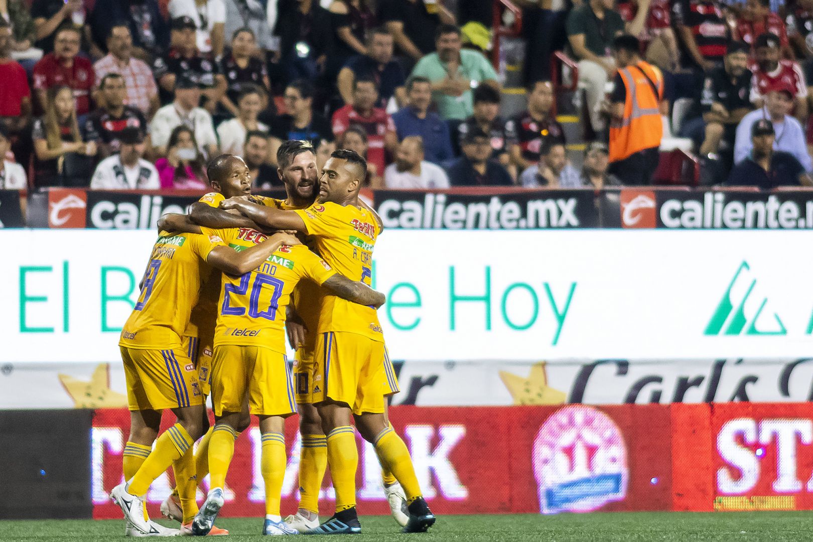 Zelarrayán anotó en el empate de Tigres ante Xolos