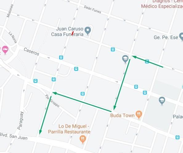 Tránsito: corte total en 27 de abril y paso de Los Andes
