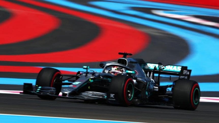 Pole de Lewis Hamilton en Francia