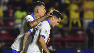Coutinho se vistió de Neymar y rescató a Brasil