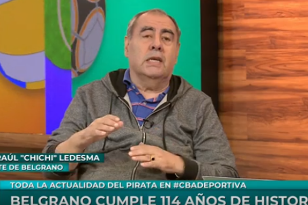 Chichín Ledesma sobre Belgrano: "O hacés la tribuna o festejás un campeonato"