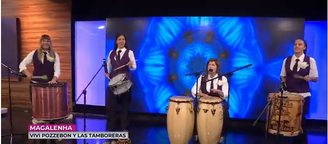 Vivi Pozzebón y las Tamboreras