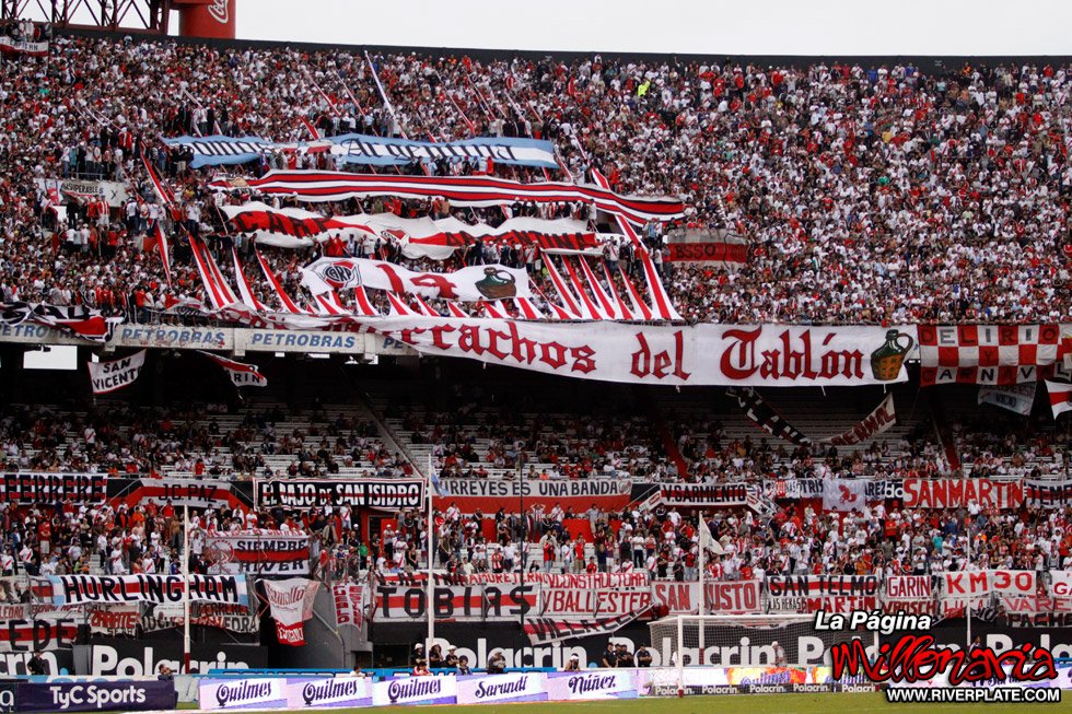 Borrachos del Tablón: restricción para ir a la cancha a 284 barras de River