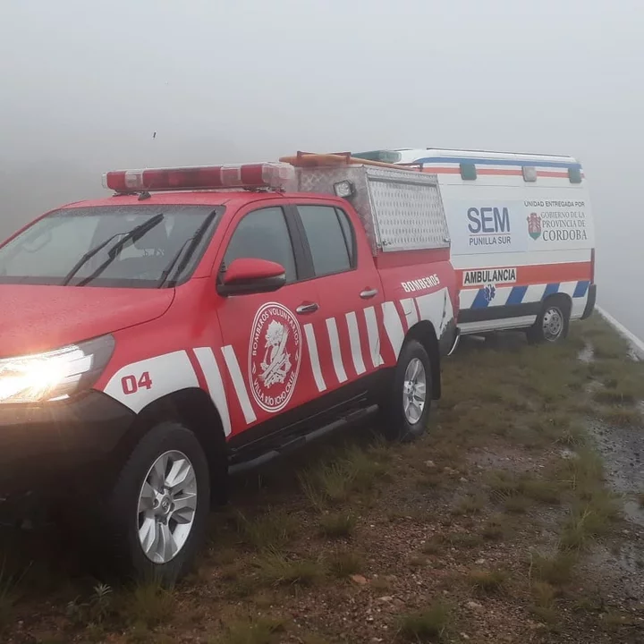 Un auto se despistó en el Camino a las Altas Cumbres