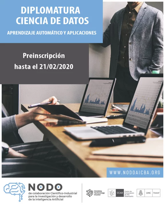 Últimos días para inscribirse en Diplomatura en Ciencia de Datos