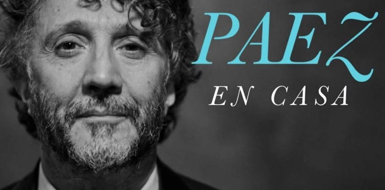 Se presenta el recital "Páez en casa"