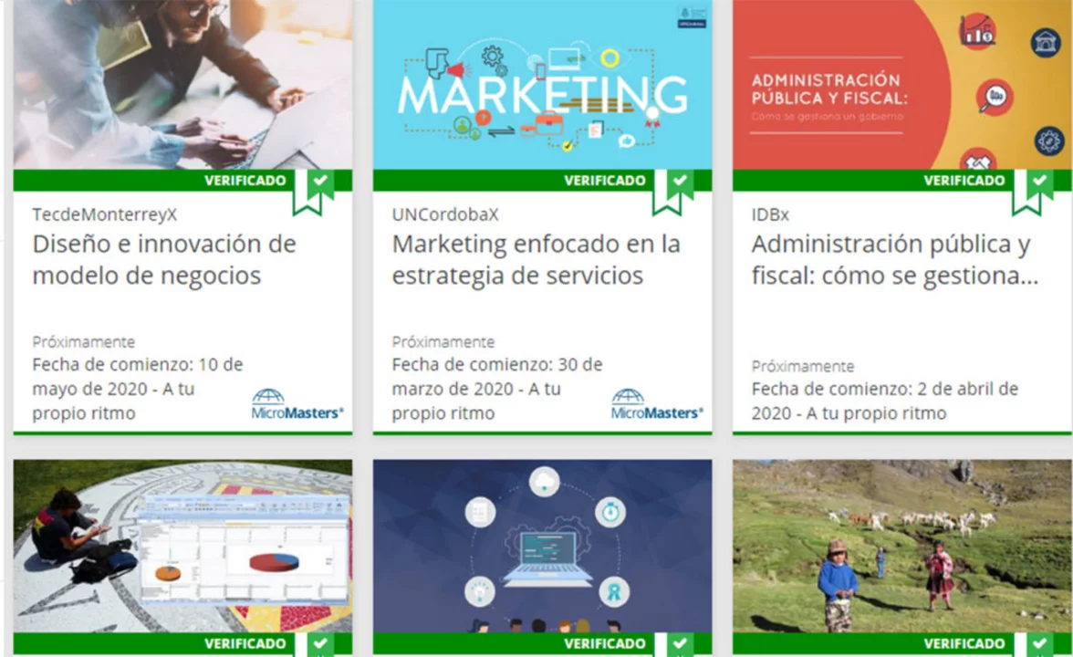 Programas de formación y capacitación virtual