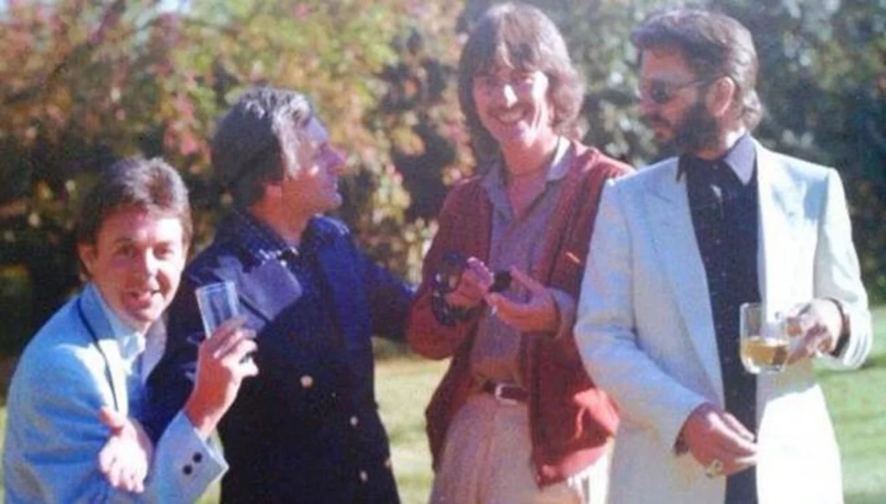 Paul, Ringo y George. Casamiento de Clapton. 1979