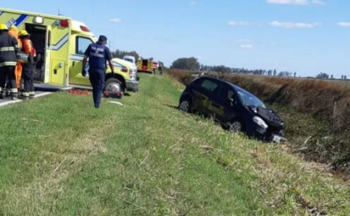 Falleció una persona por un choque en la ruta 158
