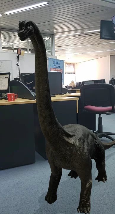 Cómo usar los dinosaurios de realidad aumentada de Google en tu celular