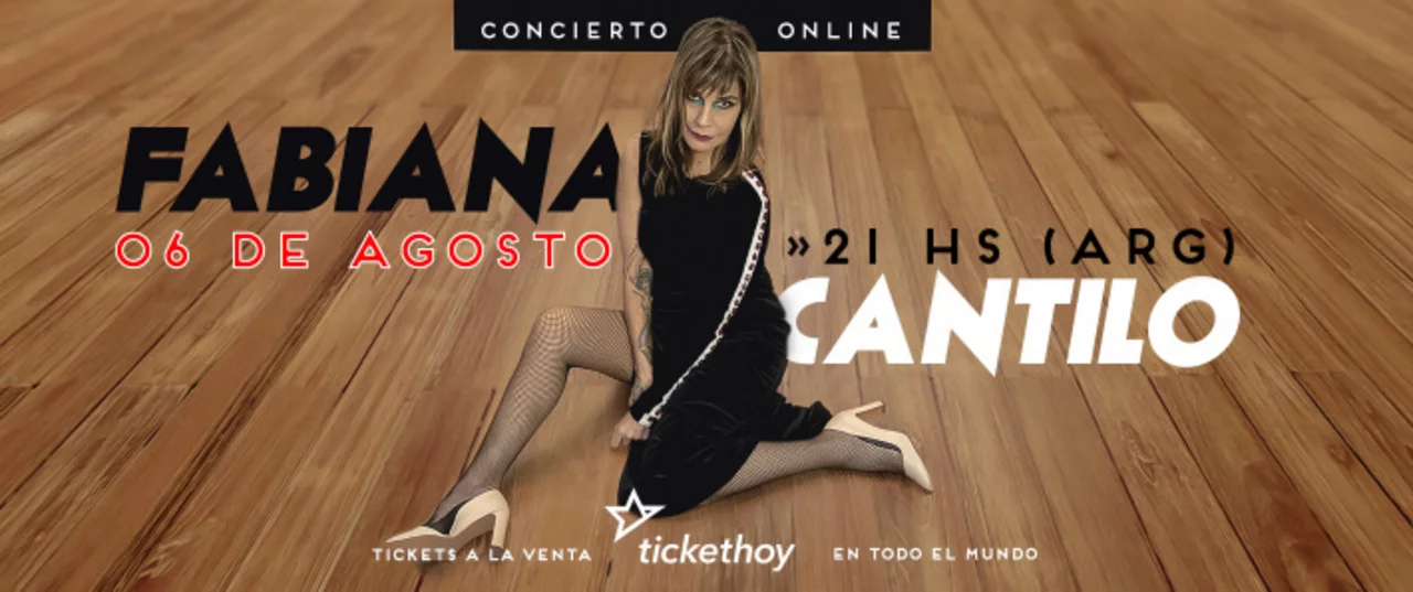Fabiana Cantilo brinda un nuevo show por streaming