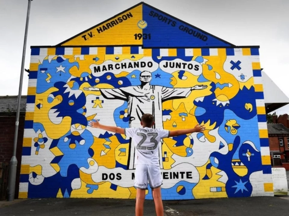 Marcelo Bielsa ya tiene su mural en Leeds