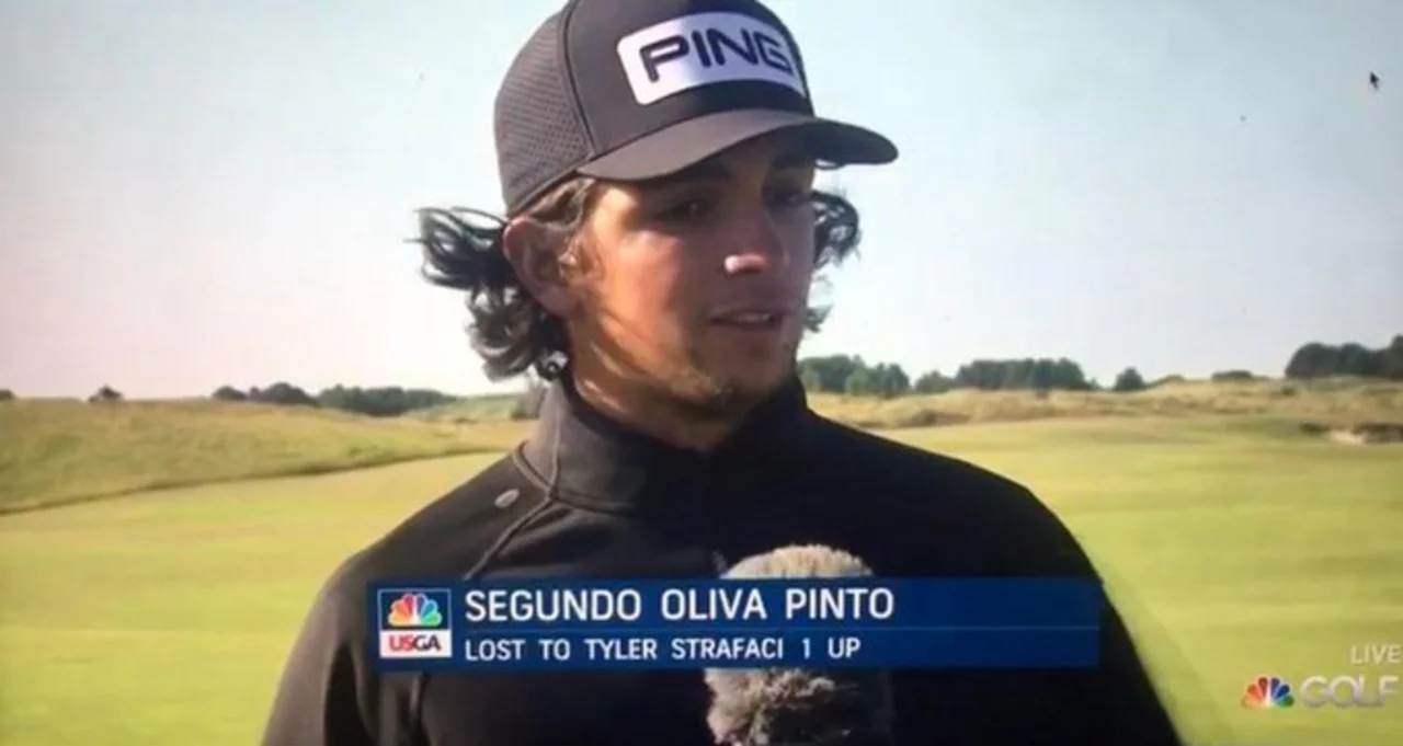 El error del caddie que dejó a Oliva Pinto afuera del torneo