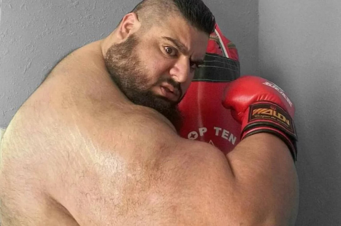 Mirá como se prepara para su primer combate el Hulk iraní