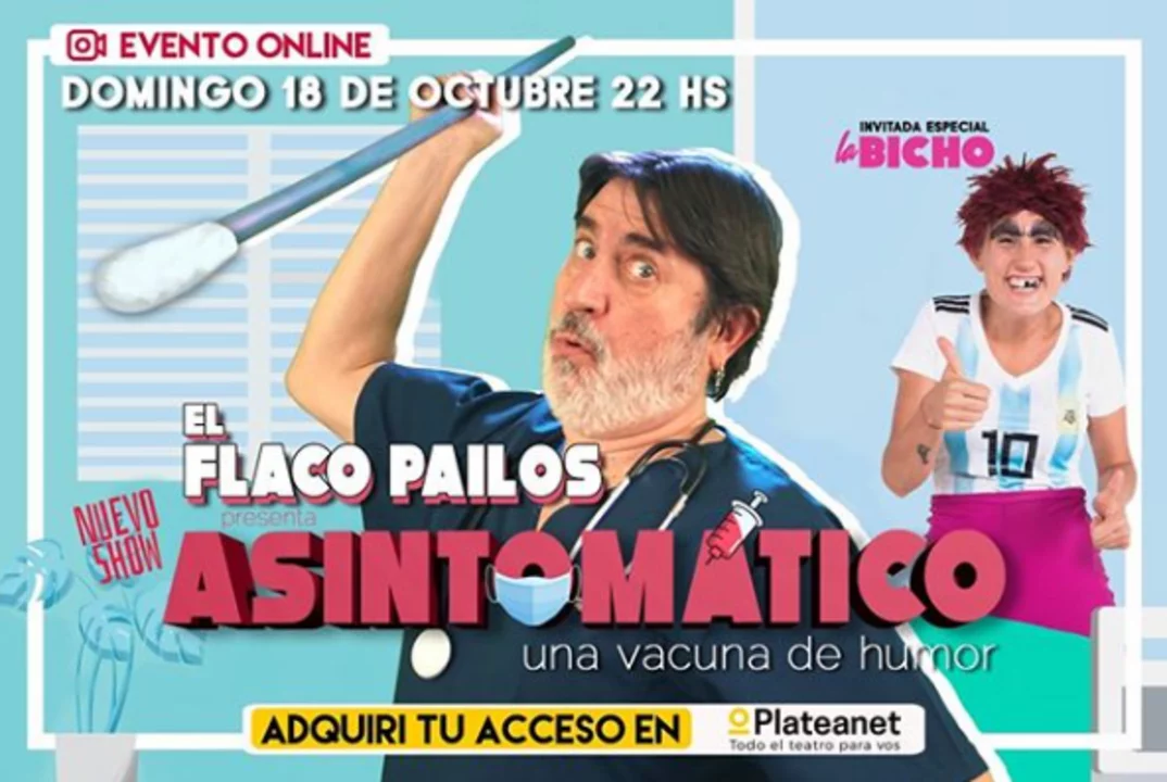 El Flaco Pailos presenta Asintomático
