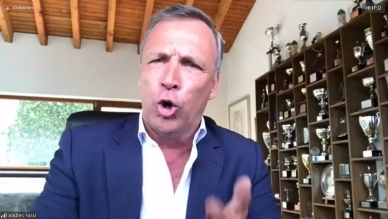 Andrés Fassi dialogó con los medios de comunicación