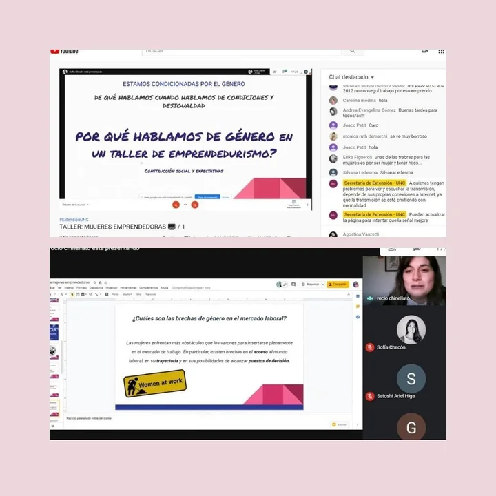 Comienza el Taller virtual UNC: "Mujeres Emprendedoras"
