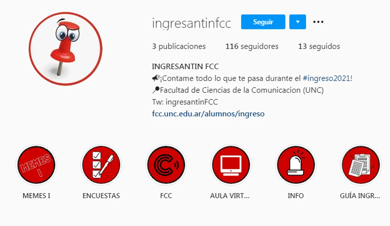 FCC: estudiantes crearon un personaje para acompañar a ingresantes