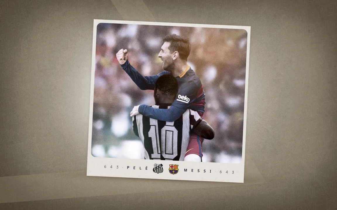 Pelé felicitó a Messi por el récord: "Yo te admiro mucho"