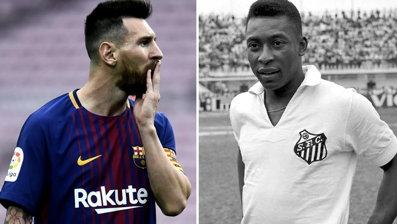 Messi le agradeció el mensaje a Pelé tras igualar su récord