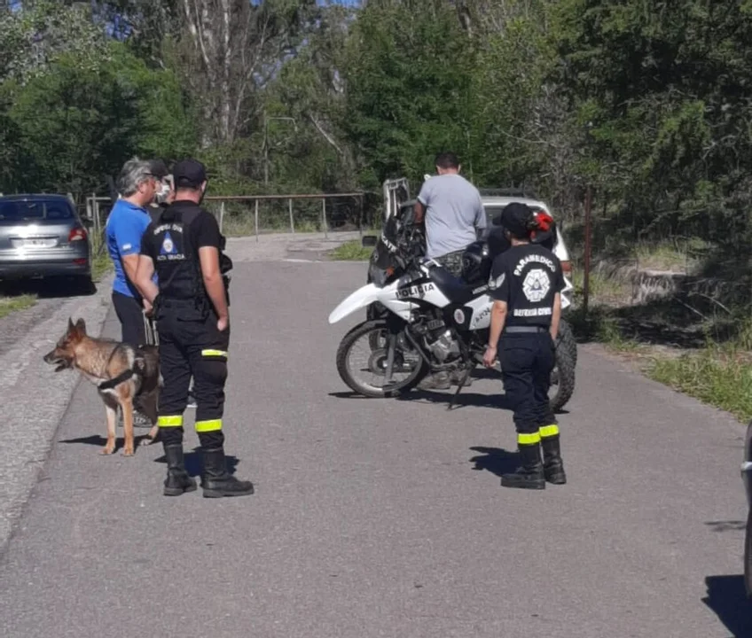 Se desplegó un gran operativo para buscar a la adolescente desaparecida. Foto: gentileza