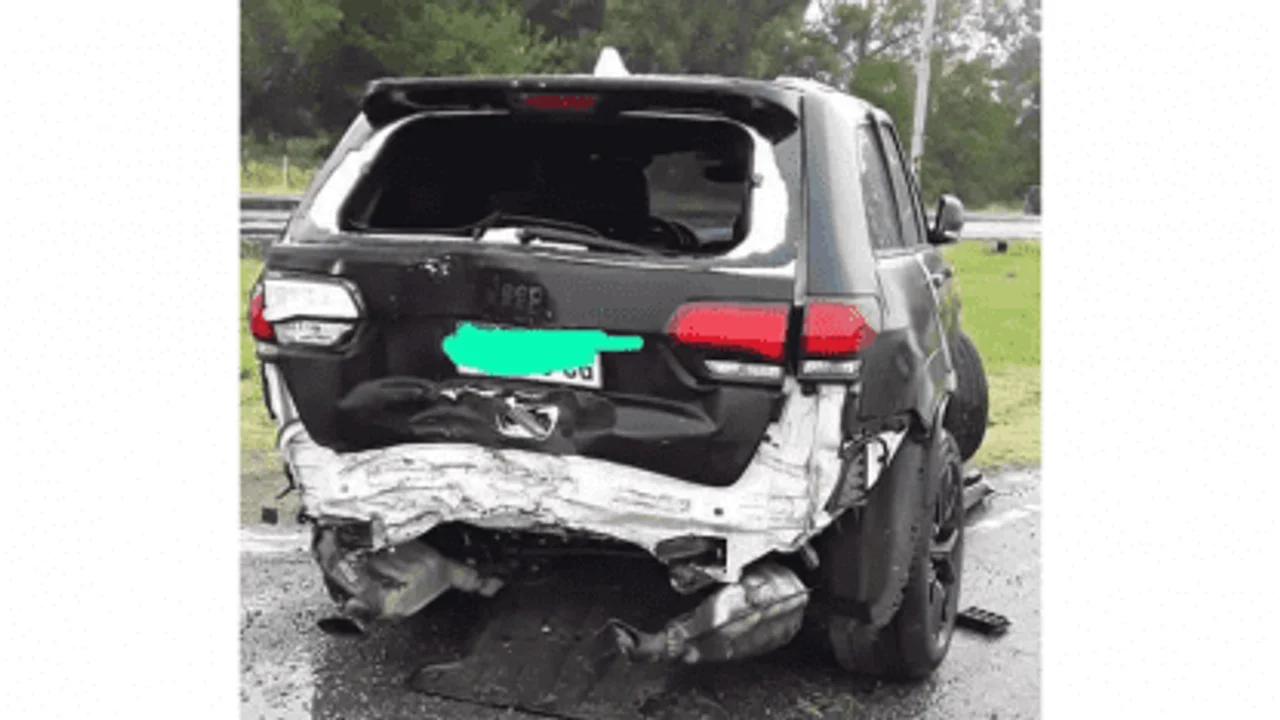 Gimnasia: Broun sufrió duro accidente automovilístico