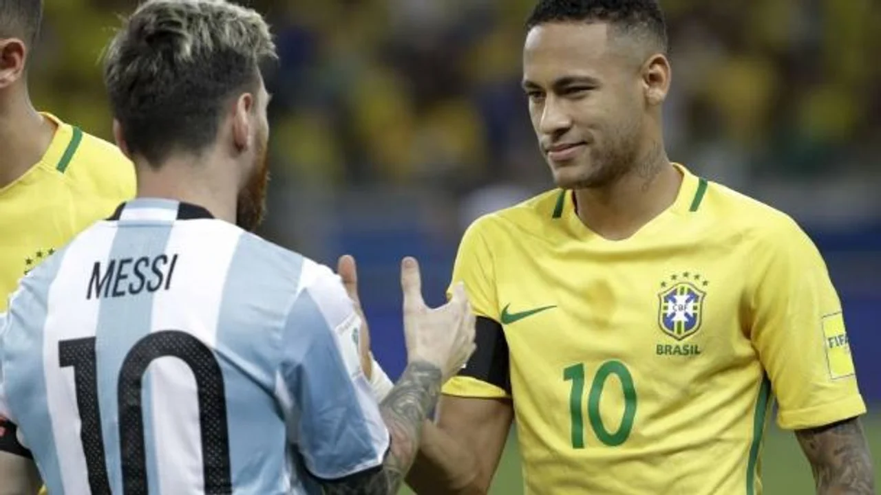 Messi vs. Neymar: la comparación en la Copa Brasil 2021