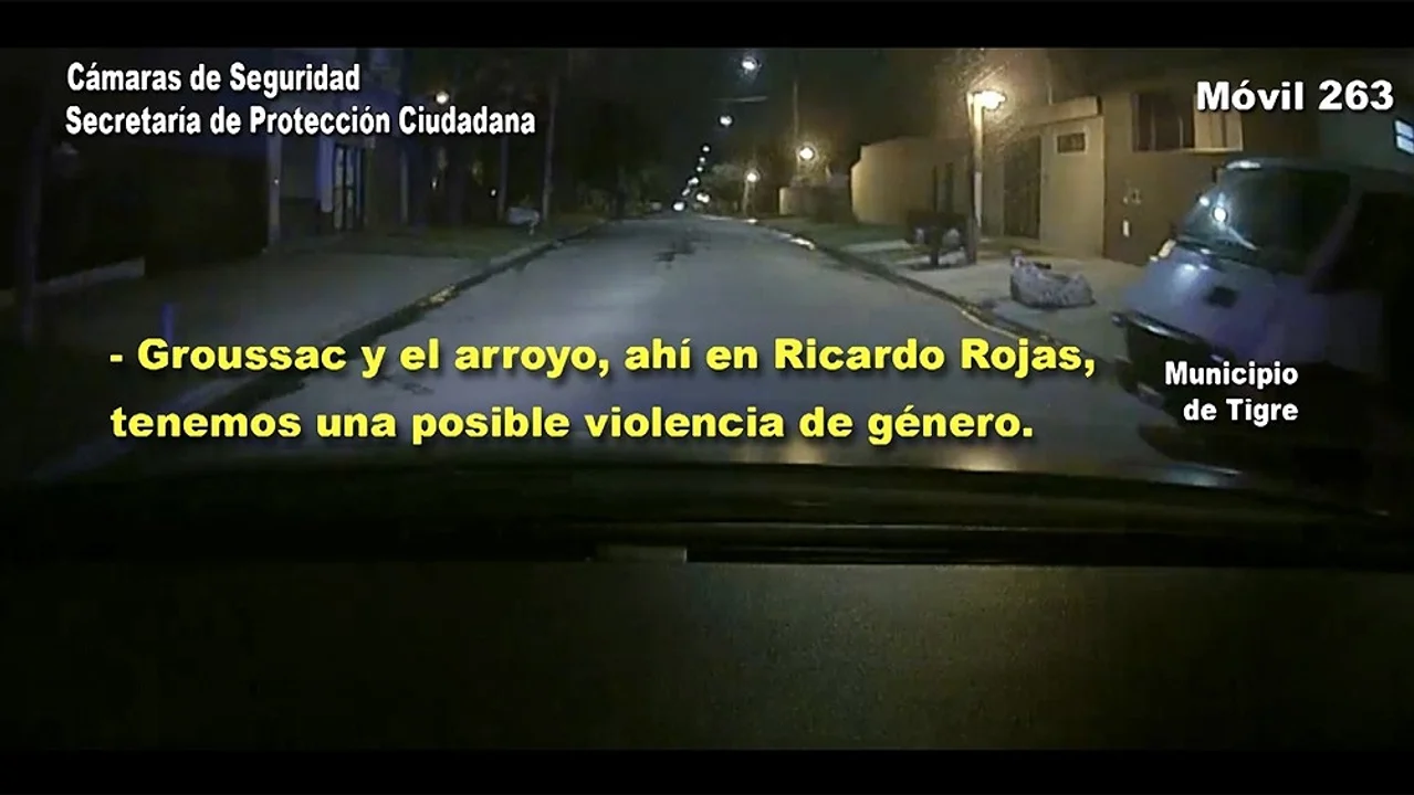 Los operadores de las cámaras de seguridad de Ricardo Rojas advirtieron la situación y dieron aviso a la policía. Captura de pantalla.