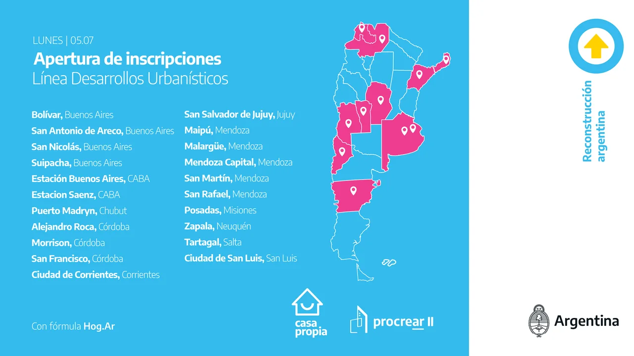 Los desarrollos urbanísticos de Córdoba se encuentran en San Francisco y Morrison.