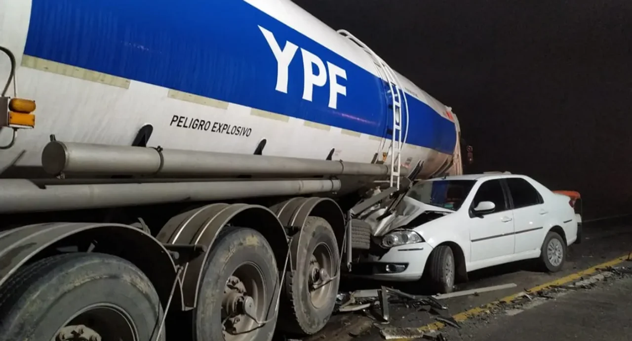 Accidente en Ruta 35. Foto: El Puntal