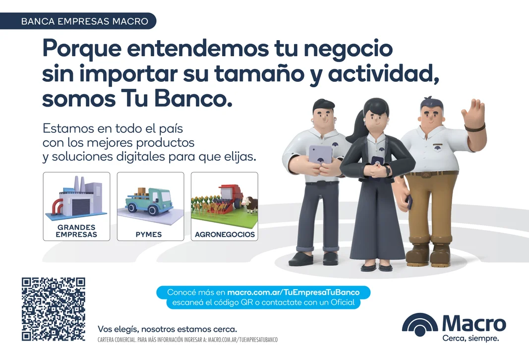Banco Macro, líder en el sector Empresas