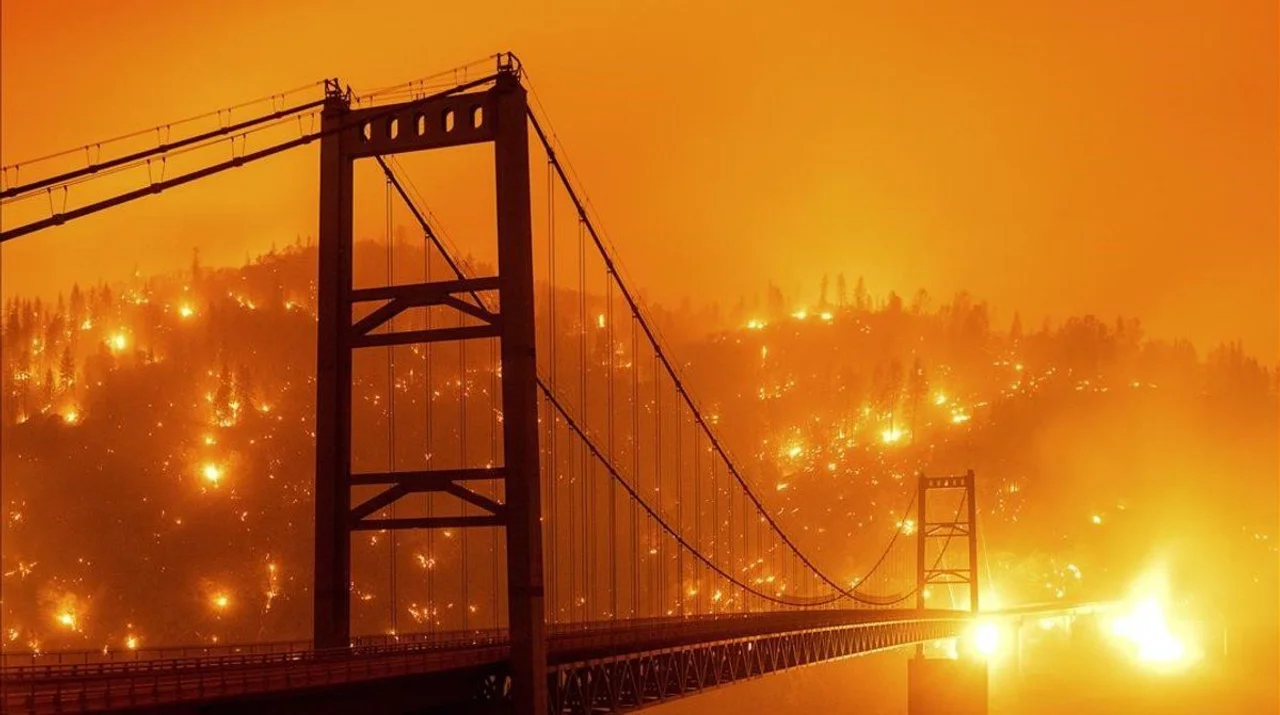 Incendio en EE.UU.