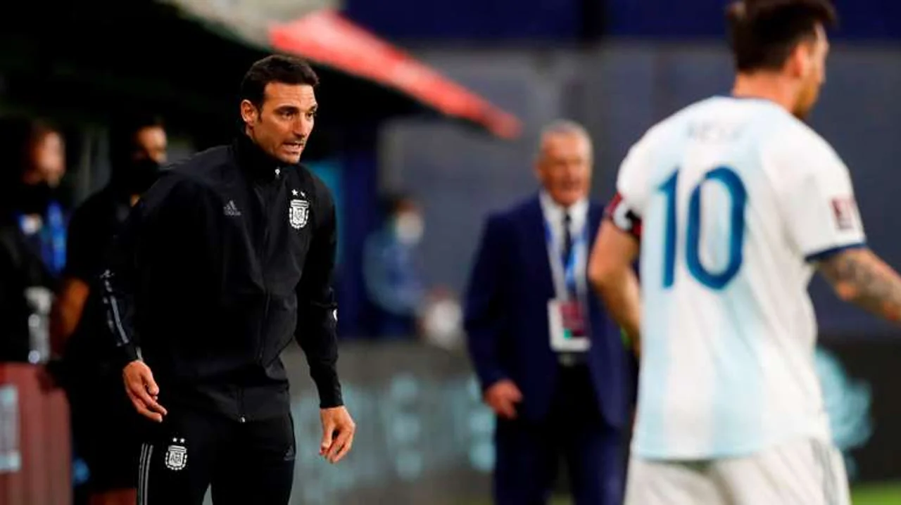El entrenador Scaloni y los desafíos que se vienen.