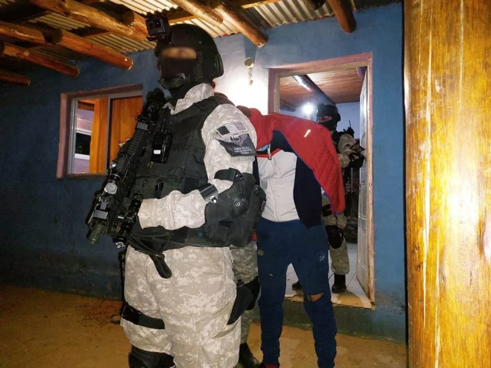 El momento de la detención (Foto: Ministerio Público Fiscal)