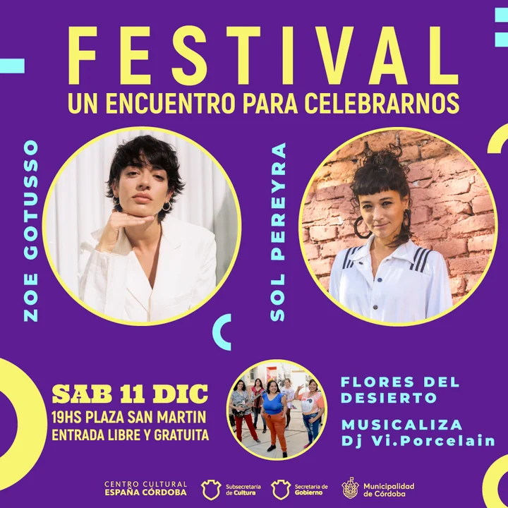 Sol Pereyra y Zoe Gotusso unidas en un festival musical