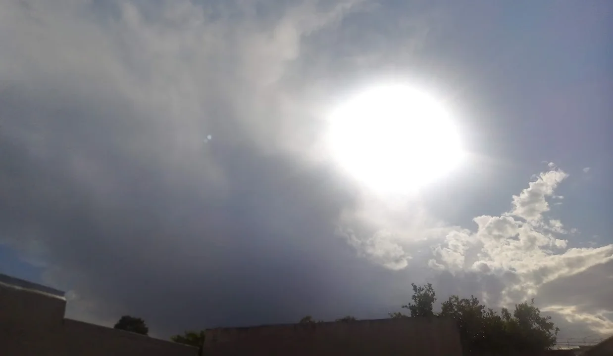 Las nubes, presente estos días en Córdoba. Imagen: cba24n