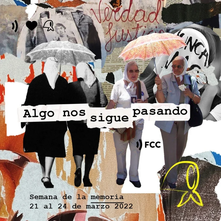 Mapping homenaje a víctimas de la dictadura en la UNC