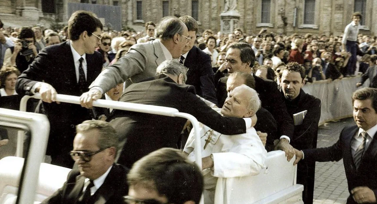 Atentado al Papa Juan Pablo II, en 1981. Foto: archivo