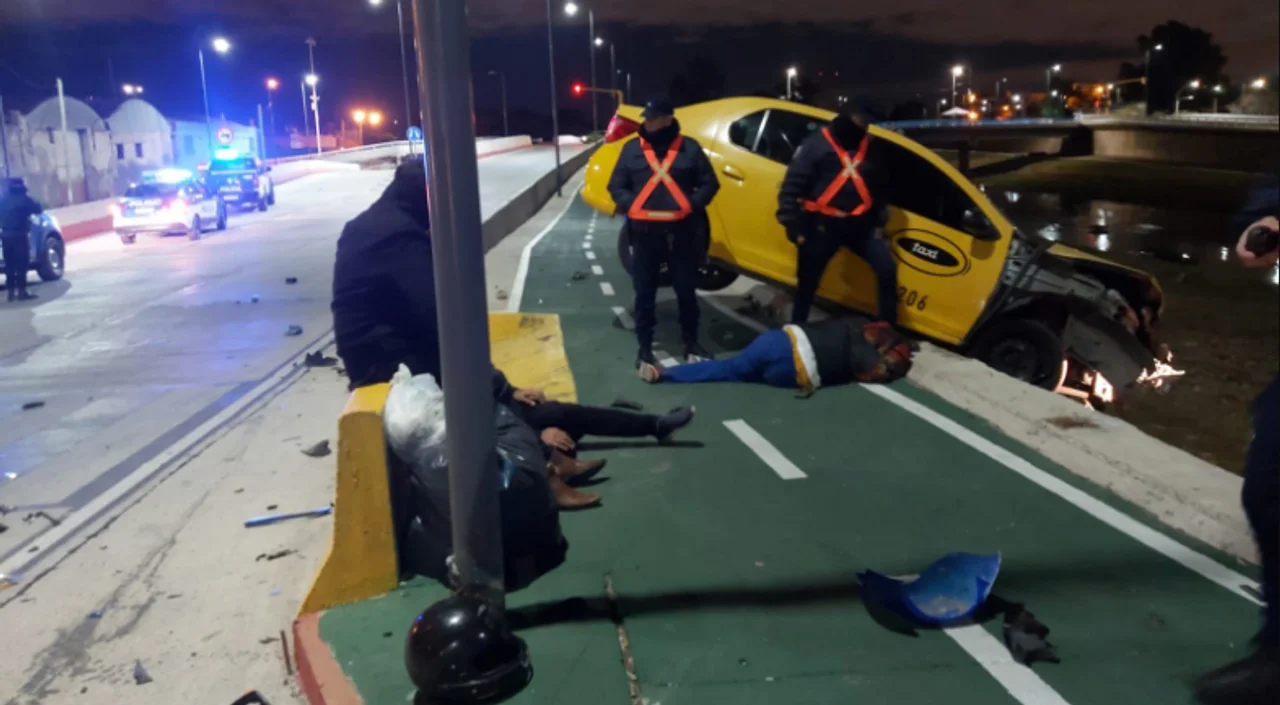 Accidente en Córdoba. Foto: Policía de Córdoba
