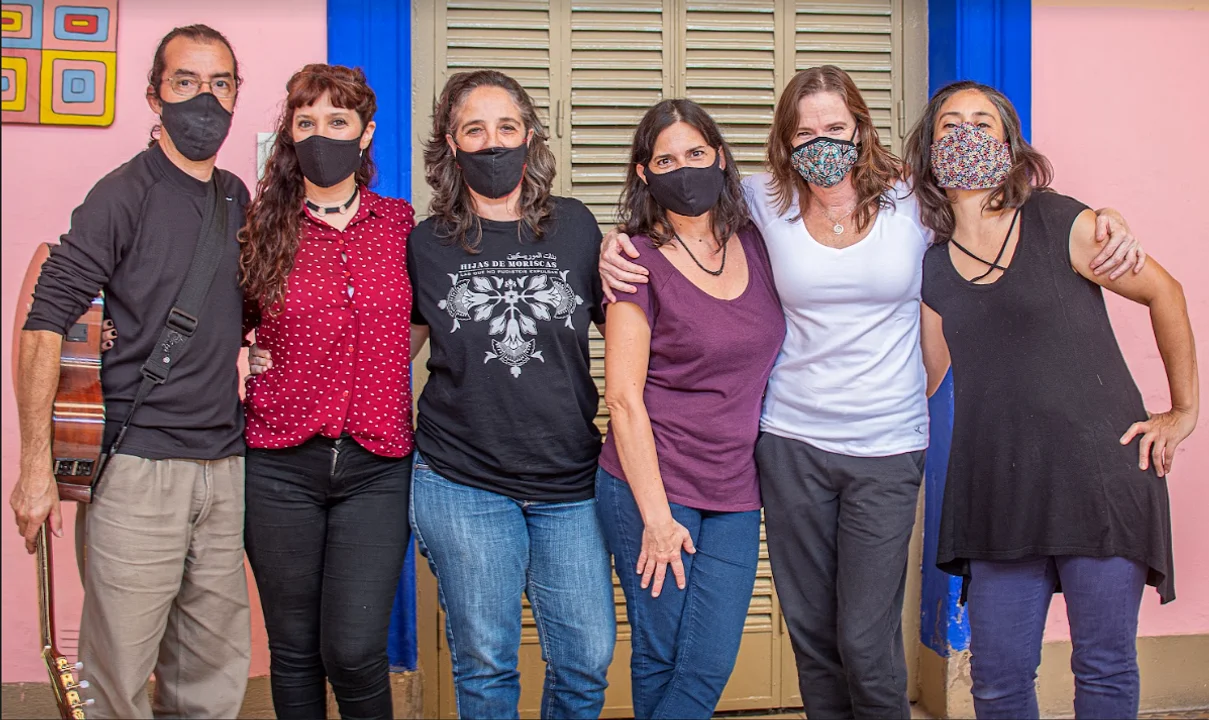 El elenco de la obra "'¿Qué hacemos con Ubú?